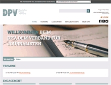 Tablet Screenshot of dpv.org